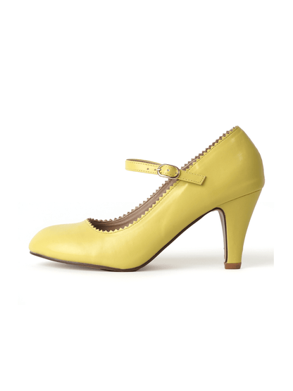 Honey | Yellow Heels by J.Adams – Don't Panic Shoes