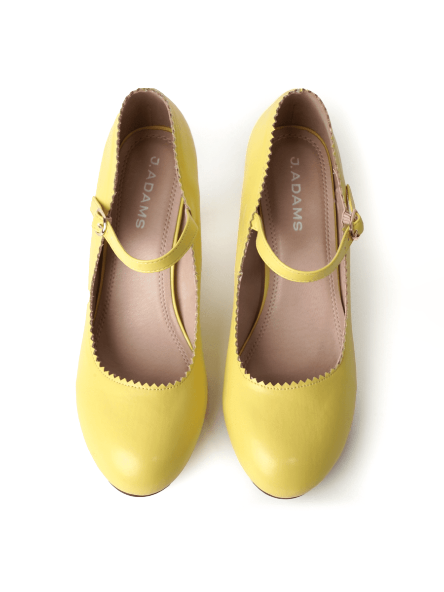 Honey | Yellow Heels by J.Adams – Don't Panic Shoes