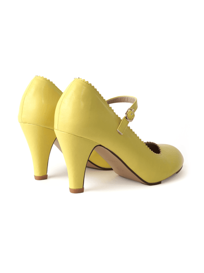 Honey | Yellow Heels by J.Adams – Don't Panic Shoes