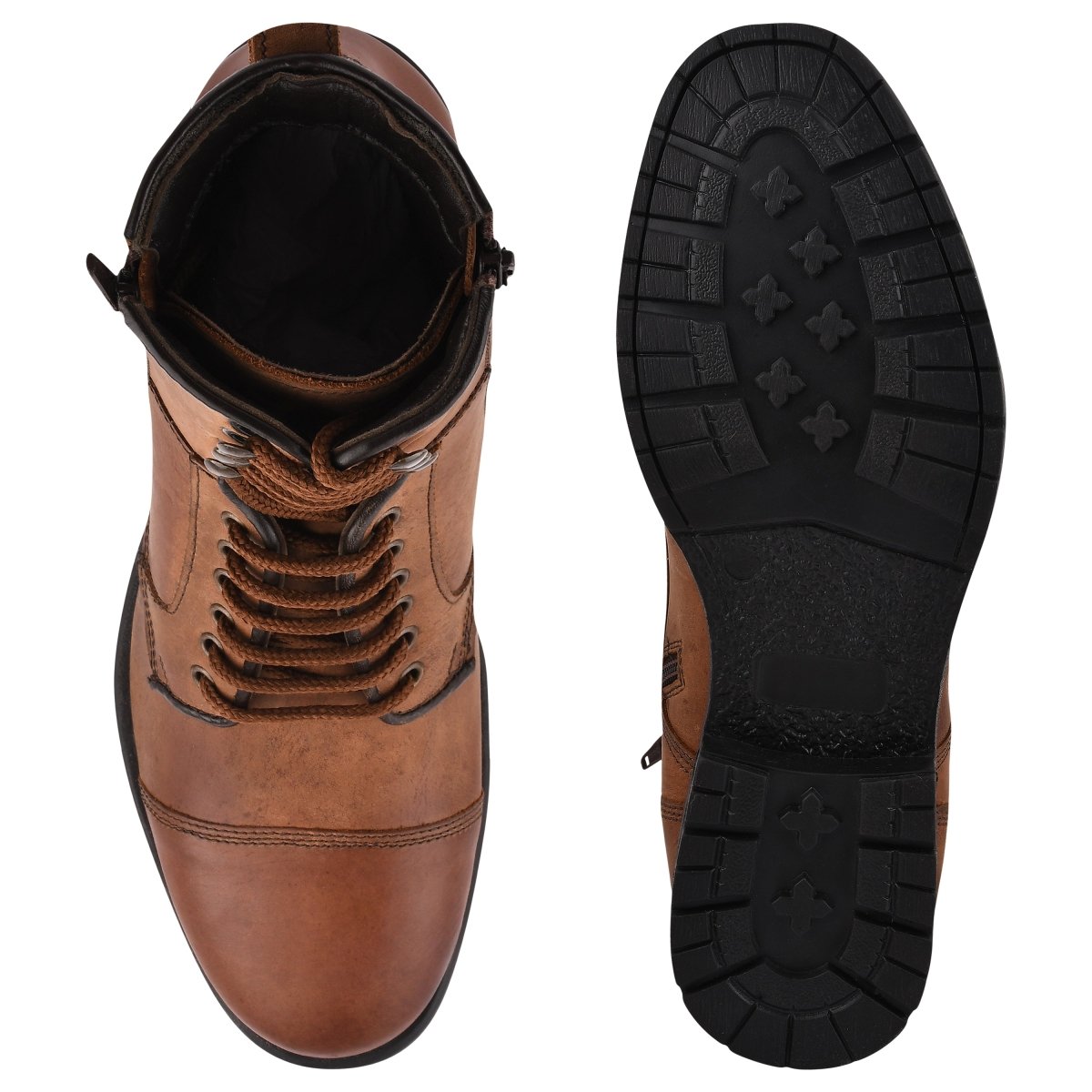 Hopper Men's Leather Ankle Length Boots Boots by Libertyzeno – Don't Panic Shoes