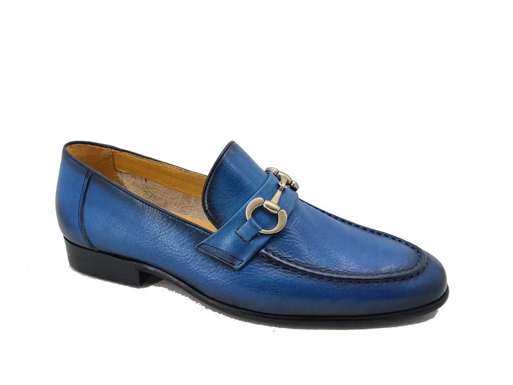 Horse Bit Loafer Premium Soft Calf Leather For Office And Bar Ks525 - 601 Shoes by Carrucci Shoes – Don't Panic Shoes