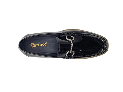 Horse Bit Lug Sole Loafer Leather Full Leather Lining Shoes by Carrucci Shoes – Don't Panic Shoes