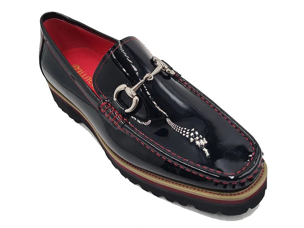 Horse Bit Lug Sole Loafer Leather Full Leather Lining Shoes by Carrucci Shoes – Don't Panic Shoes