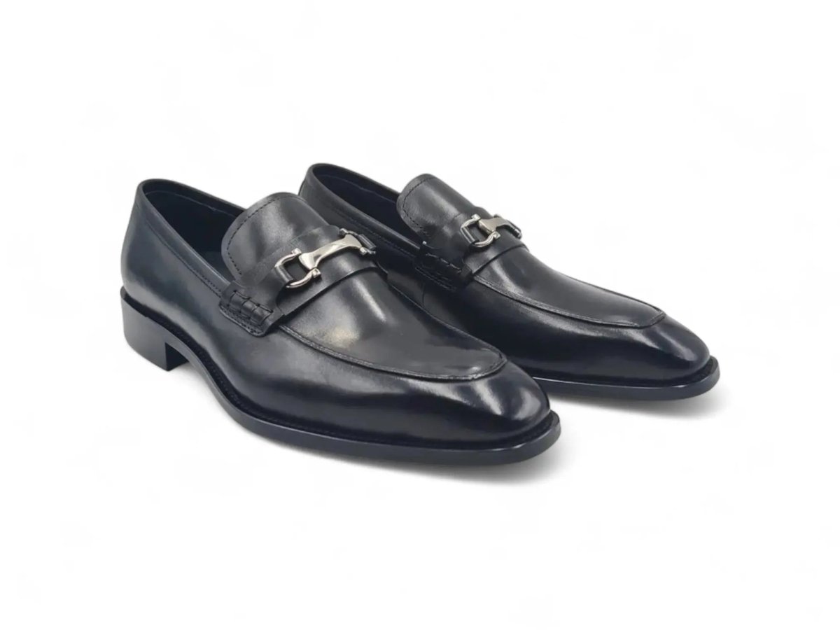 Horsebit Buckle Loafer Calf Leather Timeless Ks509 - 38 Shoes by Carrucci Shoes – Don't Panic Shoes