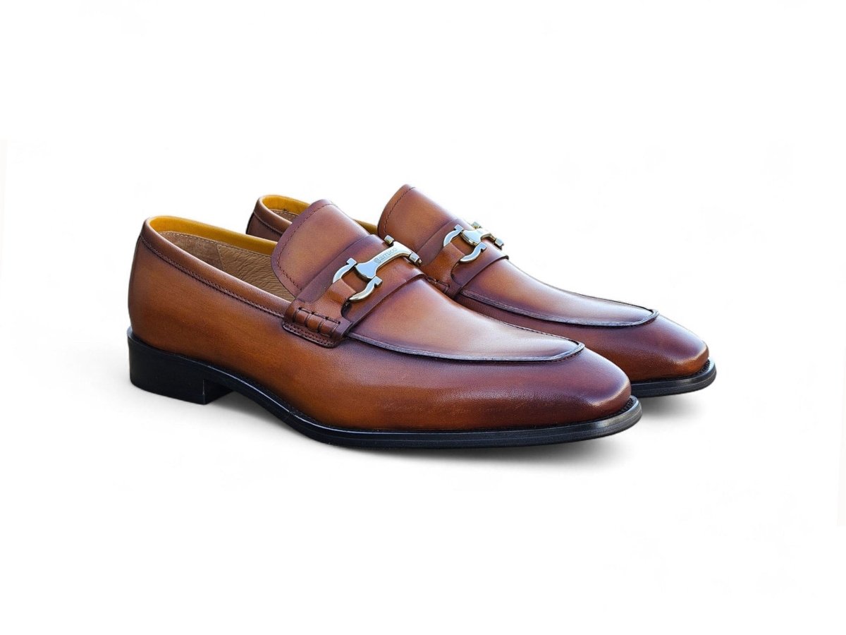 Horsebit Buckle Loafer Calf Leather Timeless Ks509 - 38 Shoes by Carrucci Shoes – Don't Panic Shoes
