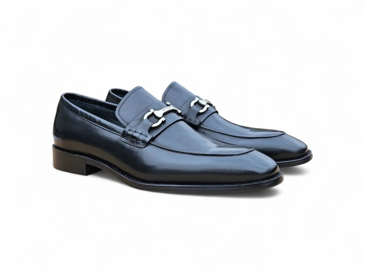 Horsebit Buckle Loafer Calf Leather Timeless Ks509 - 38 Shoes by Carrucci Shoes – Don't Panic Shoes