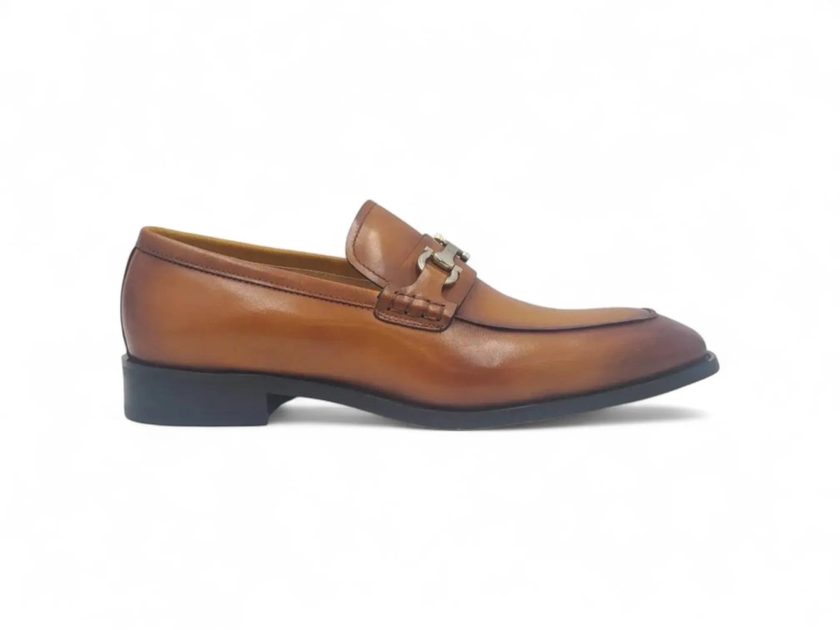 Horsebit Buckle Loafer Calf Leather Timeless Ks509 - 38 Shoes by Carrucci Shoes – Don't Panic Shoes