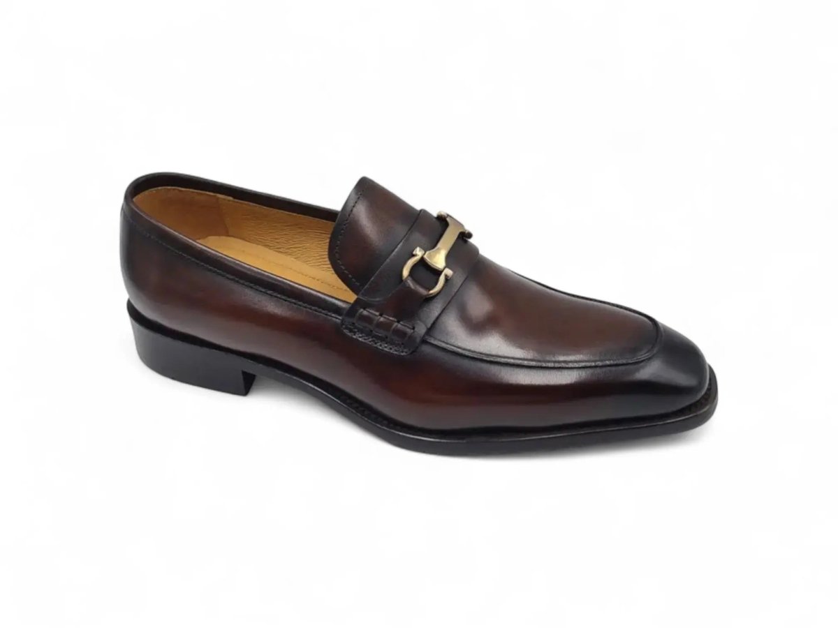Horsebit Buckle Loafer Calf Leather Timeless Ks509 - 38 Shoes by Carrucci Shoes – Don't Panic Shoes