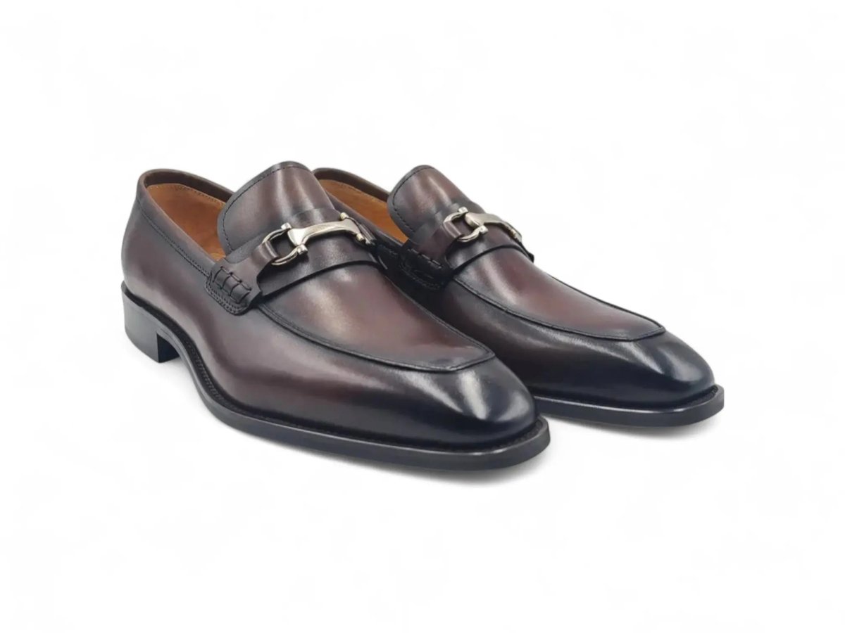 Horsebit Buckle Loafer Calf Leather Timeless Ks509 - 38 Shoes by Carrucci Shoes – Don't Panic Shoes