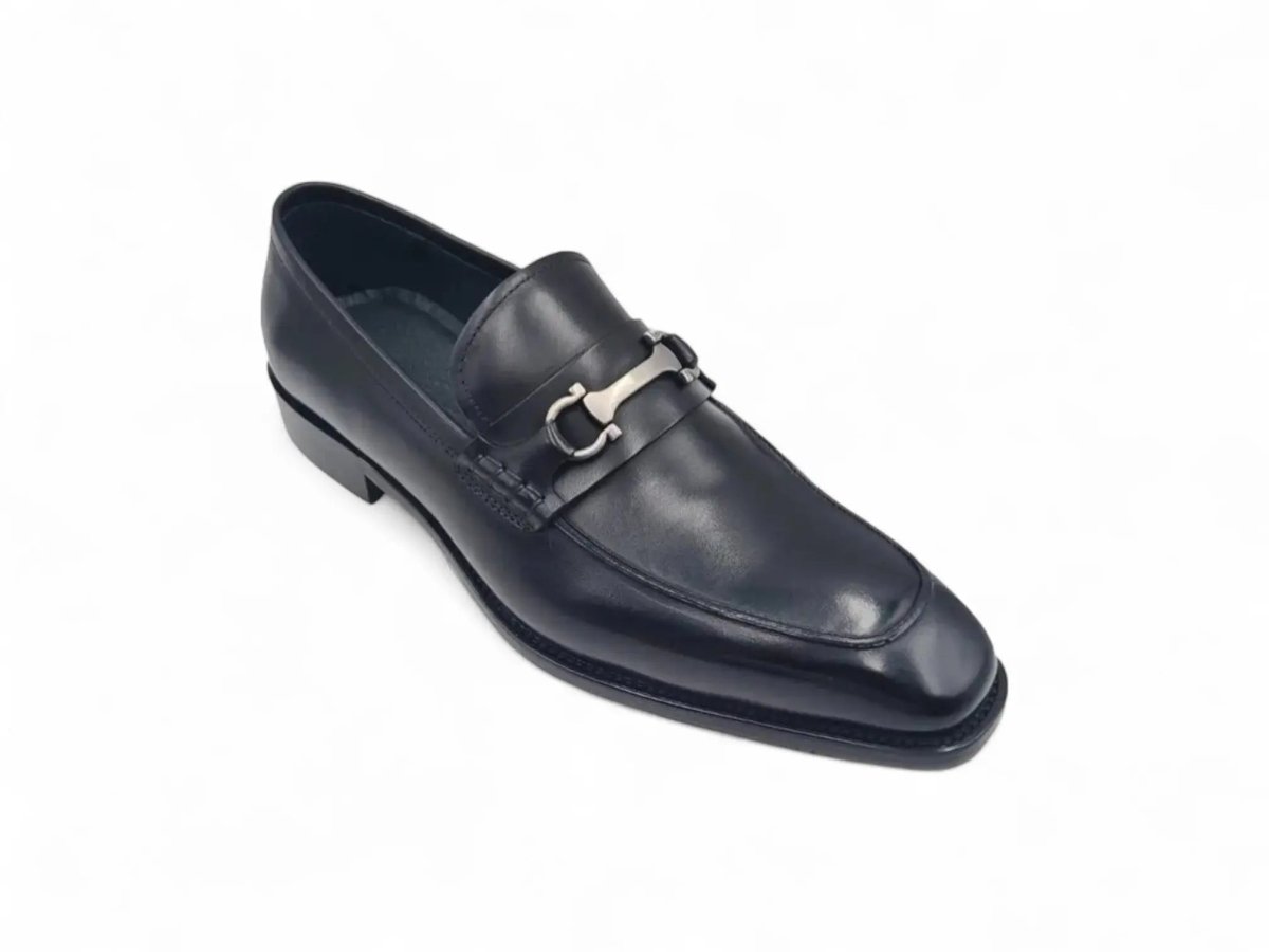 Horsebit Buckle Loafer Calf Leather Timeless Ks509 - 38 Shoes by Carrucci Shoes – Don't Panic Shoes