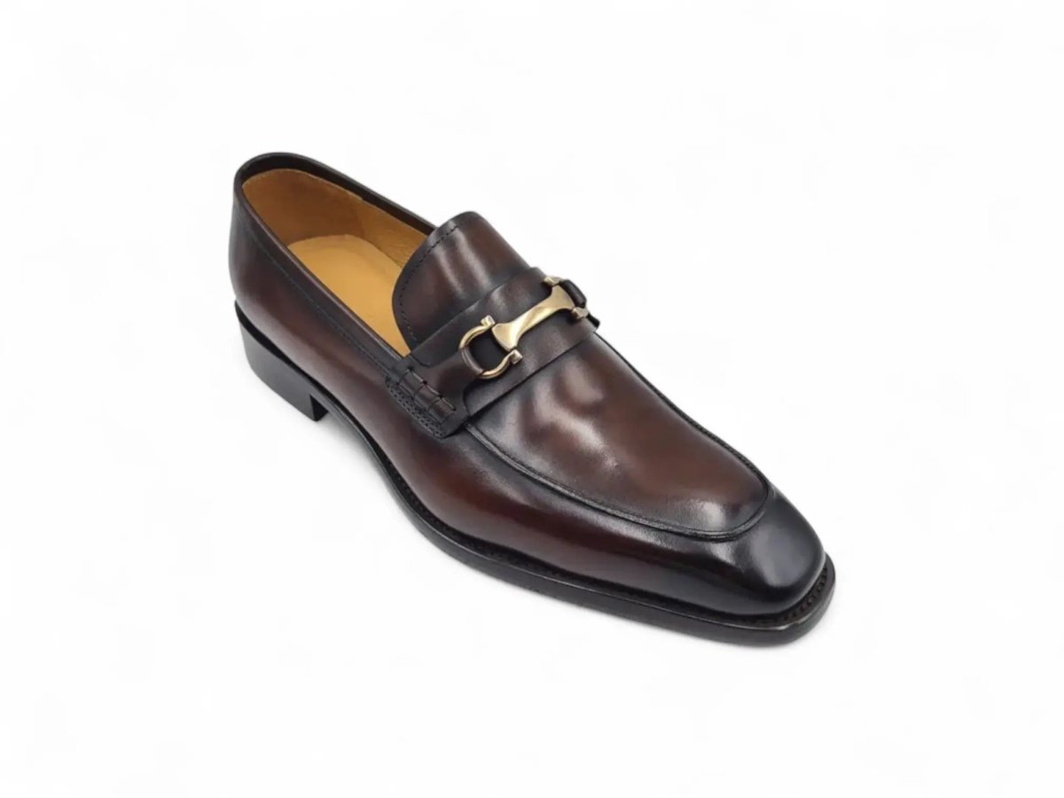Horsebit Buckle Loafer Calf Leather Timeless Ks509 - 38 Shoes by Carrucci Shoes – Don't Panic Shoes