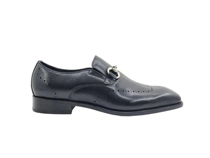 Horsebit Wingtip Loafer Calfskin Burnished Kl901 - 01 Shoes by Carrucci Shoes – Don't Panic Shoes