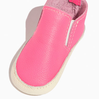 Hot Pink Slip On Baby Shoe Slip On by Freshly Picked – Don't Panic Shoes
