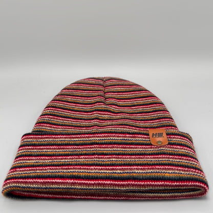 HW Traditional Beanie Multicolor Knit Warm Made In Usa Beanie by HAAKWEAR USA – Don't Panic Shoes