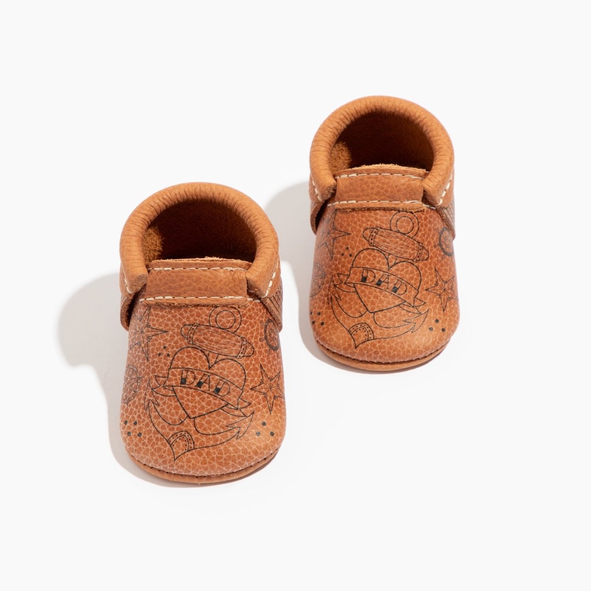 I Heart Dad City Baby Shoe City Mocc by Freshly Picked – Don't Panic Shoes
