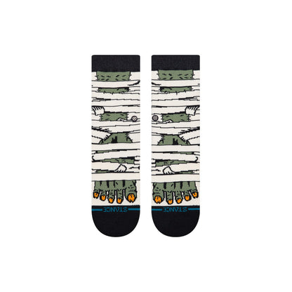 Stance Mummy Madness Kids Crew Socks - Canvas