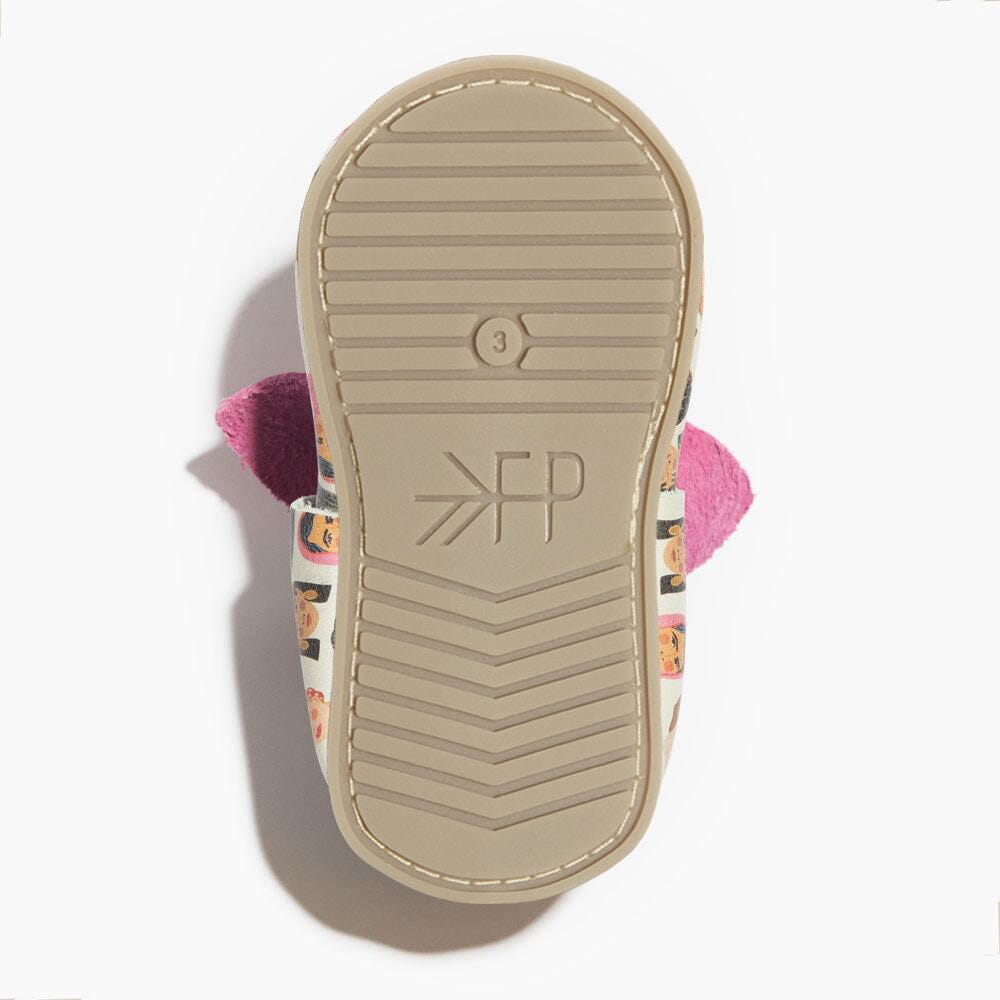 Iconic Women Knotted Bow Baby Shoe Knotted Bow Mocc by Freshly Picked – Don't Panic Shoes