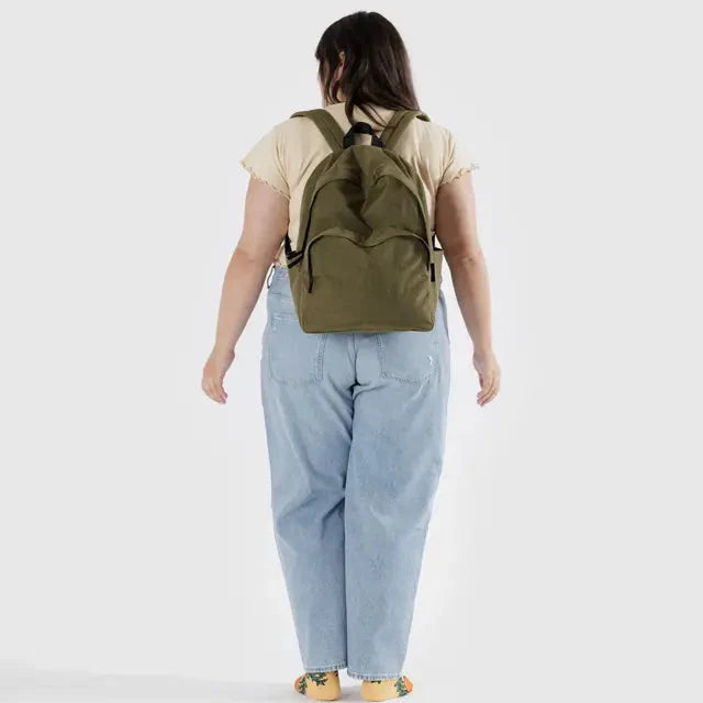 Baggu Large Nylon Backpack - Seaweed
