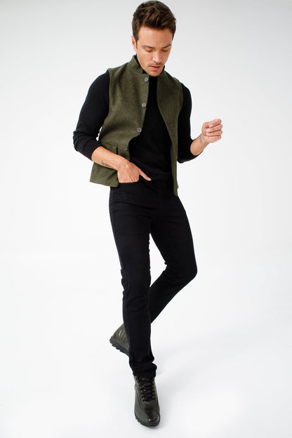 The Riga Green Suede Leather Casual Lace-Up Men Boots Final Sale!