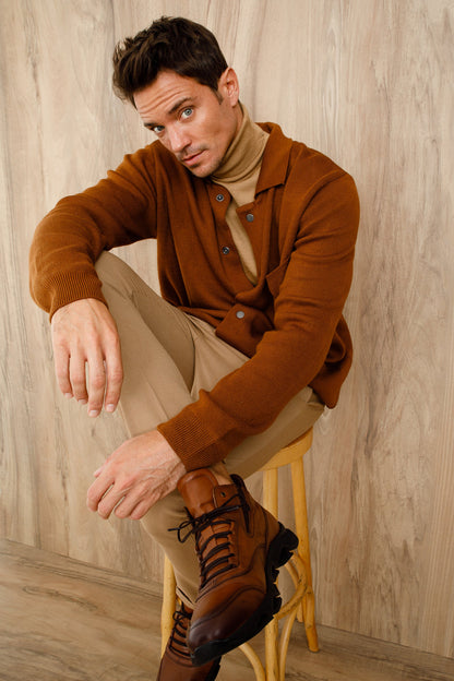 The Montana Tan Leather Casual Men Boot Final Sale!