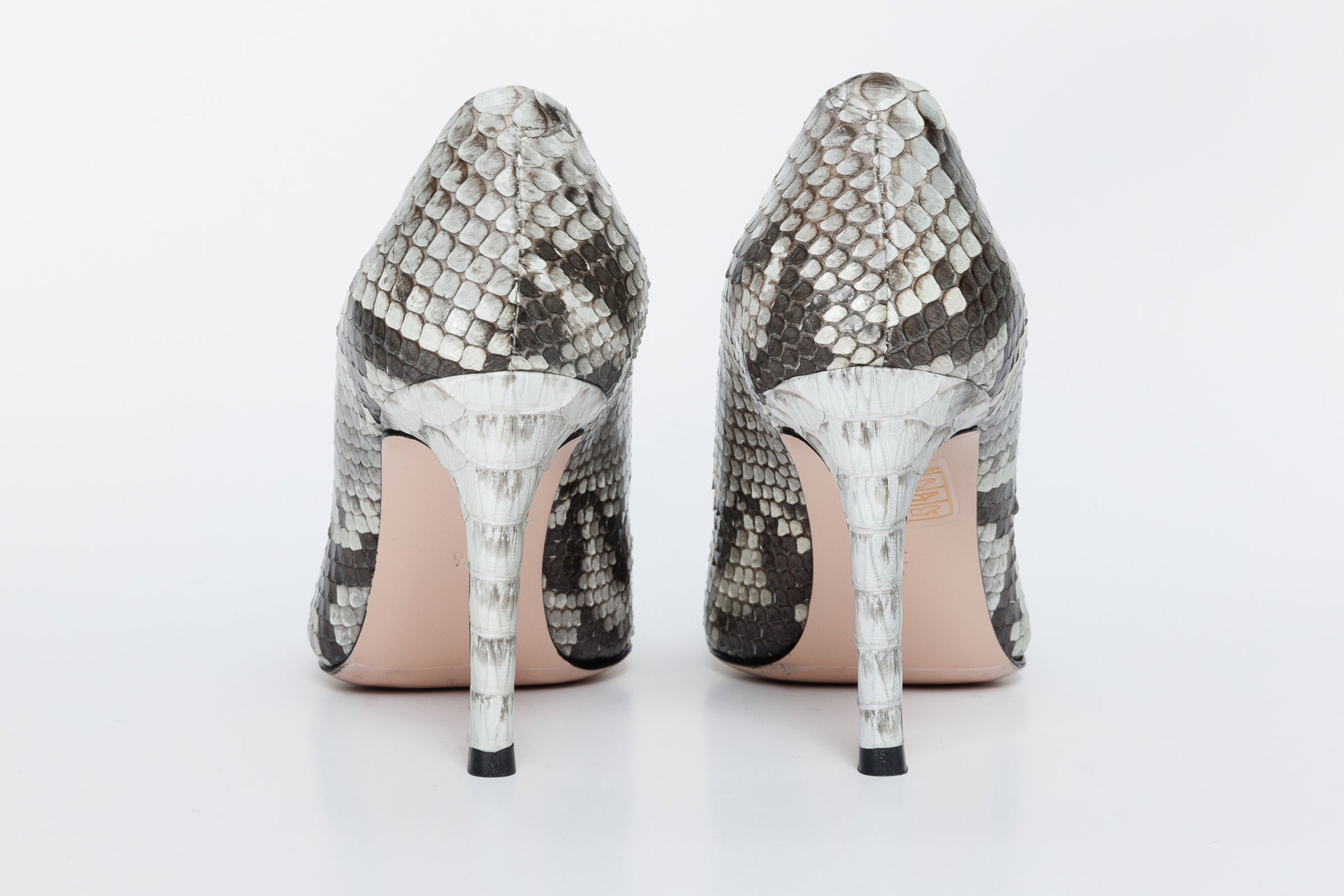 The Queen Natural Pythn Leather Pump Women Shoe