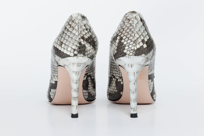 The Queen Natural Pythn Leather Pump Women Shoe