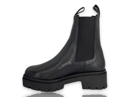 The Olga Black Leather Boot FINAL SALE!