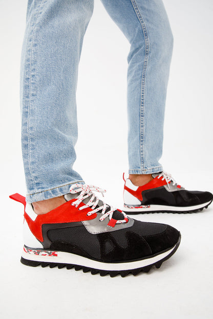 The Tyler Black Leather Men Sneaker Final Sale!