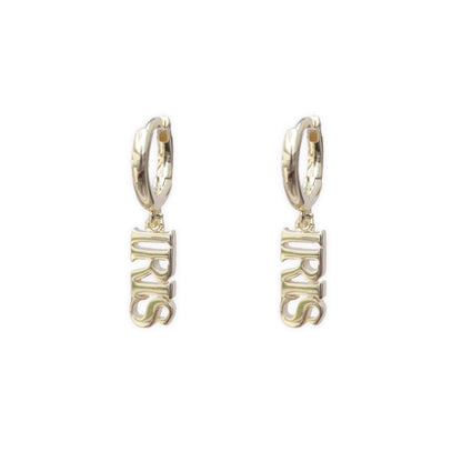 Iris Hoop Huggie Earrings Earrings by Rahya Jewelry Design – Don't Panic Shoes