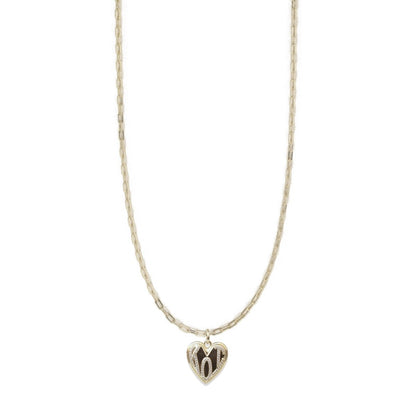 Iris Long Claiborne Necklace With Koi Heart Pendant Necklaces by Rahya Jewelry Design – Don't Panic Shoes
