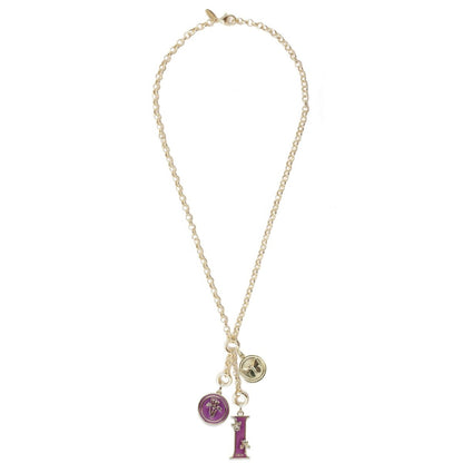 Iris Napoleon Necklace With Floral Letter, Mini Enameled Flower And Mini Butterfly Necklaces by Rahya Jewelry Design – Don't Panic Shoes