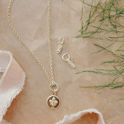 Iris Poydras Necklace With Mini St. Charles Pendant Necklaces by Rahya Jewelry Design – Don't Panic Shoes