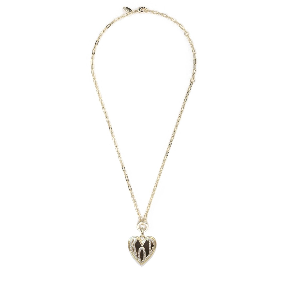 Iris Short Claiborne Necklace With Koi Heart Pendant Necklaces by Rahya Jewelry Design – Don't Panic Shoes