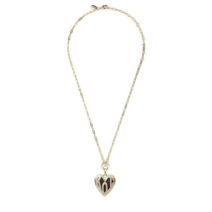 Iris Short Claiborne Necklace With Koi Heart Pendant Necklaces by Rahya Jewelry Design – Don't Panic Shoes