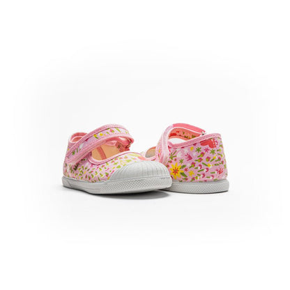 Isabel Pink Floral Adjustable Velcro Non Slip Rubber Shoes fashion by Childrenchic – Don't Panic Shoes