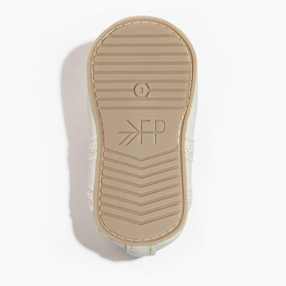 Ivory Lace Ballet Slipper Baby Shoe Ballet Slipper by Freshly Picked – Don't Panic Shoes