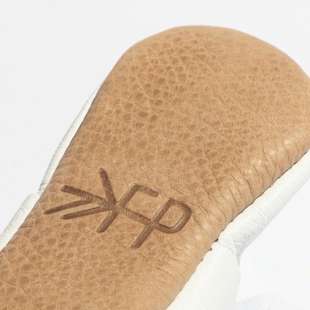 Ivory Swiss Dot Knotted Bow Baby Shoe Knotted Bow Mocc by Freshly Picked – Don't Panic Shoes