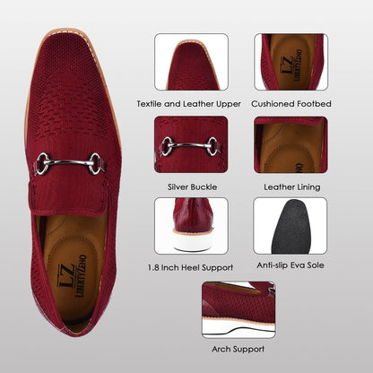 Jack Mens Leather Textile Casual Loafers Shoes by Libertyzeno – Don't Panic Shoes