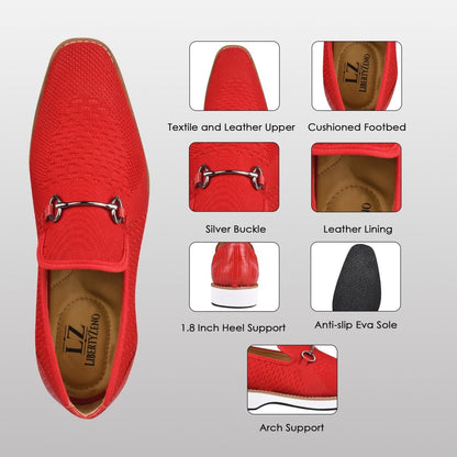 Jack Mens Leather Textile Casual Loafers Shoes by Libertyzeno – Don't Panic Shoes