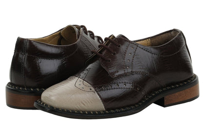 Janny Leather Oxford Style Dress Shoes Shoes by Libertyzeno – Don't Panic Shoes