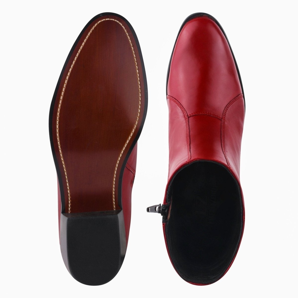 Jazzy Jackman Leather Ankle Length Boots For Men Boots by Libertyzeno – Don't Panic Shoes