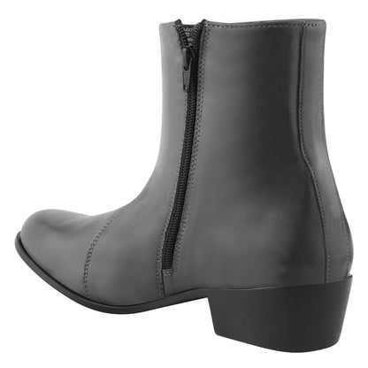 Jazzy Jackman Leather Ankle Length Boots For Men Boots by Libertyzeno – Don't Panic Shoes