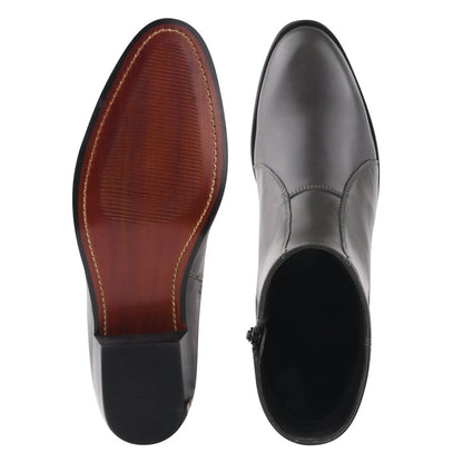 Jazzy Jackman Leather Ankle Length Boots For Men Boots by Libertyzeno – Don't Panic Shoes