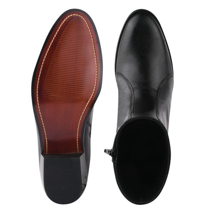 Jazzy Jackman Leather Ankle Length Boots For Men Boots by Libertyzeno – Don't Panic Shoes