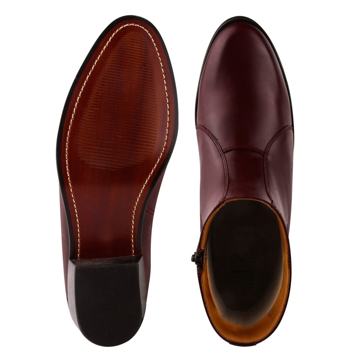 Jazzy Jackman Leather Ankle Length Boots For Men Boots by Libertyzeno – Don't Panic Shoes