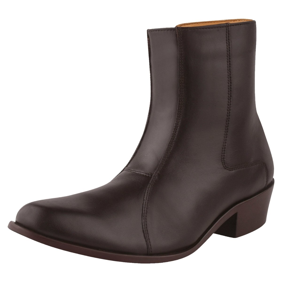 Jazzy Jackman Leather Ankle Length Boots For Men Boots by Libertyzeno – Don't Panic Shoes