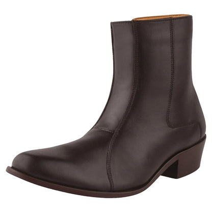 Jazzy Jackman Leather Ankle Length Boots For Men Boots by Libertyzeno – Don't Panic Shoes