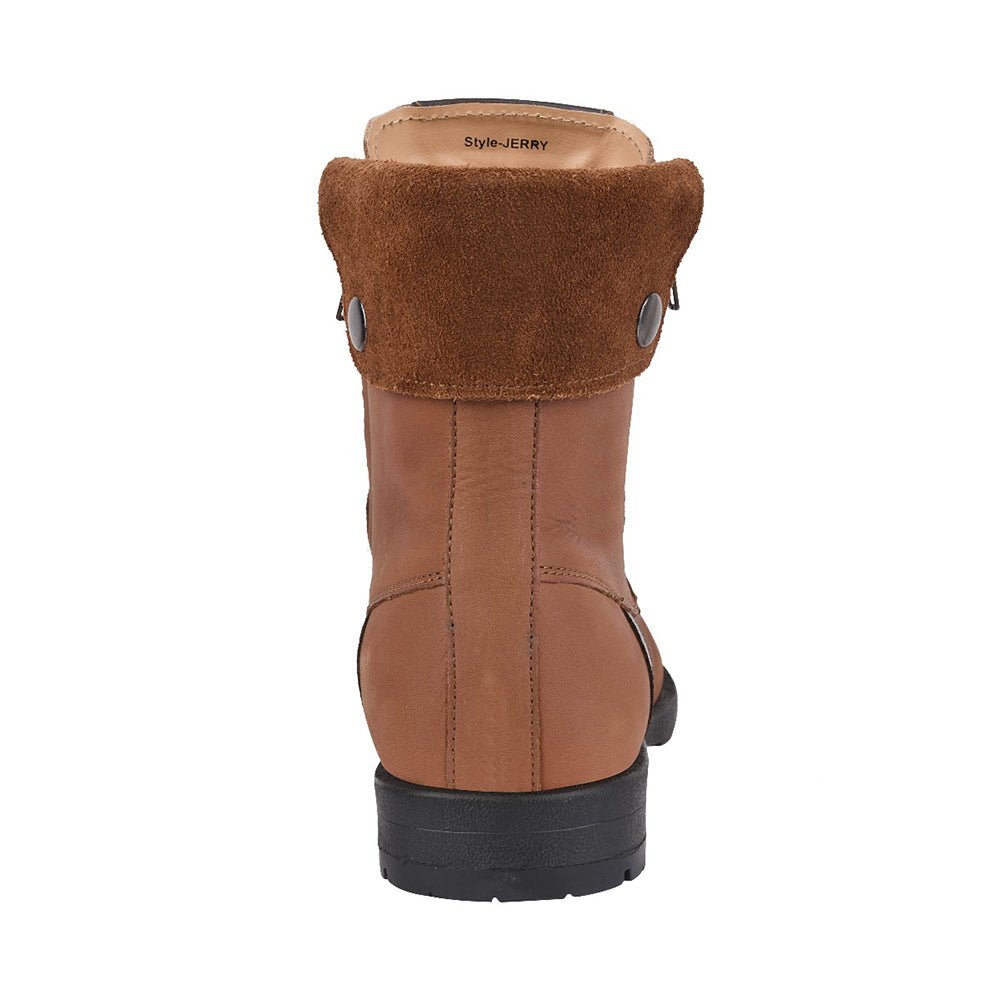 Jerry Leather Ankle Length Boots Boots by Libertyzeno – Don't Panic Shoes