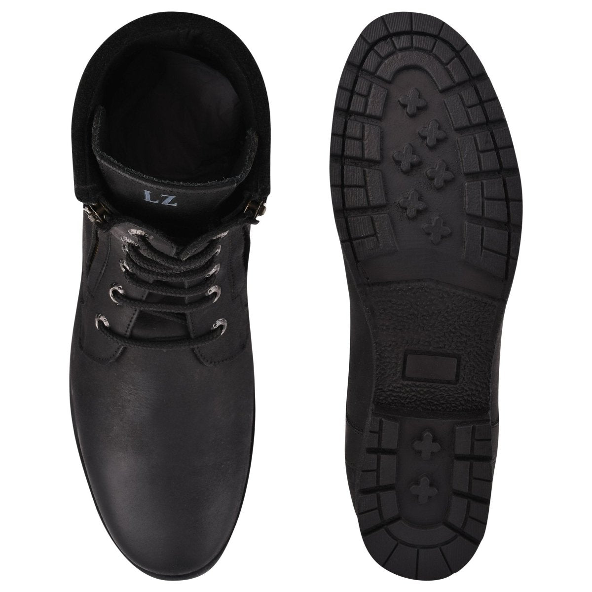 Jerry Leather Ankle Length Boots Boots by Libertyzeno – Don't Panic Shoes