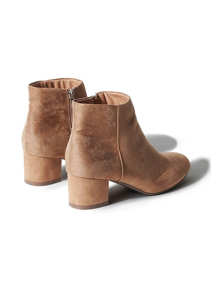 Jody | Beige Booties by J.Adams – Don't Panic Shoes